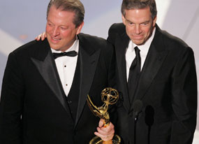 Al Gore, Jole Hyatt, Emmys Al Gore, Jole Hyatt, Emmys