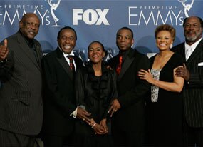 Cast of Roots, Emmys Backstage Cast of Roots, Emmys Backstage