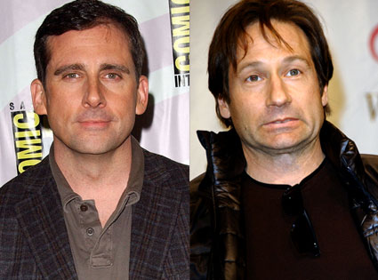Steve Carell, David Duchovny Steve Carell, David Duchovny