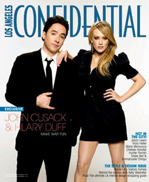 Hilary Duff, John Cusack, Los Angeles Confidential Hilary Duff, John Cusack, Los Angeles Confidential