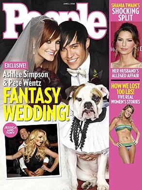 Ashlee Simpson, Pete Wentz People Magazine Cover Ashlee Simpson, Pete Wentz People Magazine Cover