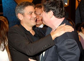 George Clooney, Richard Kind George Clooney, Richard Kind