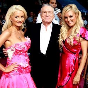 Holly Madison, Hugh Hefner, Bridget Marquardt Holly Madison, Hugh Hefner, Bridget Marquardt