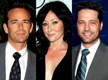 Jason Priestley, Shannen Doherty, Luke Perry Jason Priestley, Shannen Doherty, Luke Perry