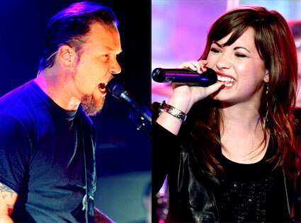James Hetfield, Demi Lovato James Hetfield, Demi Lovato