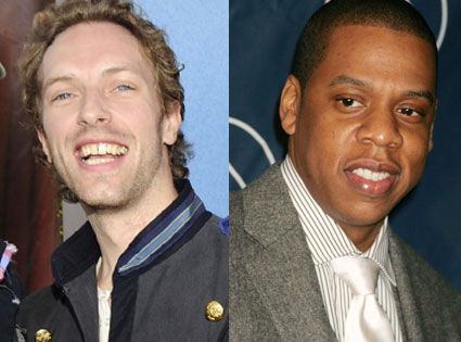 Jay Z, Chris Martin, Coldplay Jay Z, Chris Martin, Coldplay