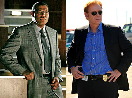 Laurence Fishburne, David Caruso, CSI Laurence Fishburne, David Caruso, CSI