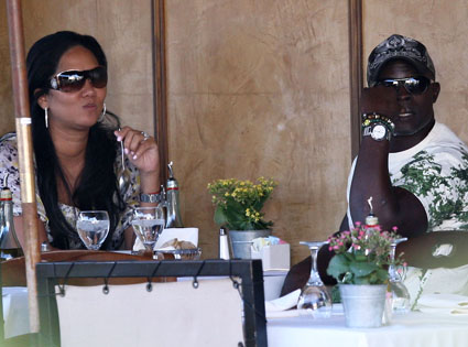 Djimon Hounsou, Kimora Lee Simmons Djimon Hounsou, Kimora Lee Simmons