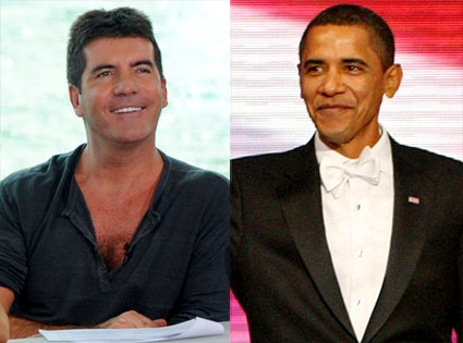 Simon Cowell, Barack Obama Simon Cowell, Barack Obama