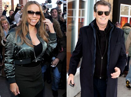 Mariah Carey, Pierce Brosnan Mariah Carey, Pierce Brosnan
