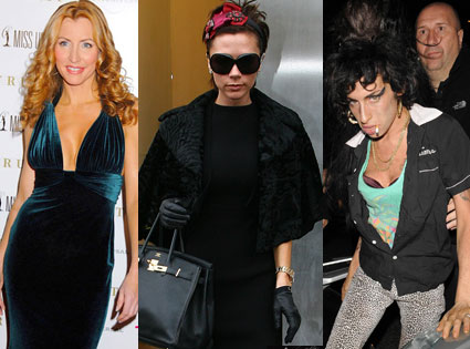 Heather Mills, Victoria Beckham, Amy Winehouse Heather Mills, Victoria Beckham, Amy Winehouse