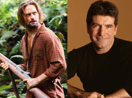 Josh Holloway, Simon Cowell Josh Holloway, Simon Cowell