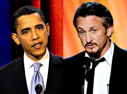 Barack Obama, Sean Penn Barack Obama, Sean Penn