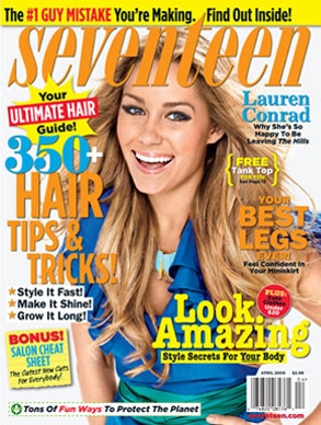 Lauren Conrad, Seventeen Magazine Lauren Conrad, Seventeen Magazine