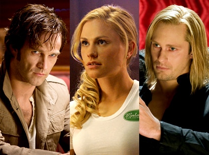 True Blood, Stephen Moyer, Anna Paquin, Alex Skarsgard True Blood, Stephen Moyer, Anna Paquin, Alex Skarsgard