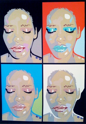 Sham, Rihanna art Sham, Rihanna art