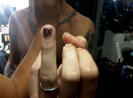 Pete Wentz's tattoo Pete Wentz's tattoo