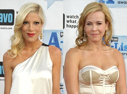 Tori Spelling, Chelsea Handler Tori Spelling, Chelsea Handler