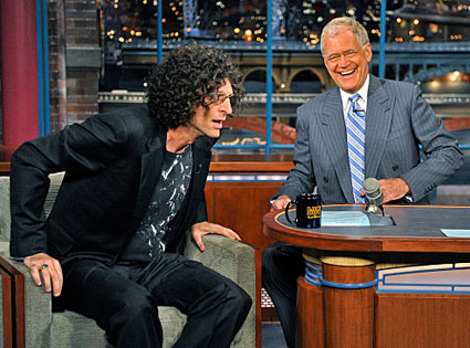 Howard Stern, David Letterman, Late Show Howard Stern, David Letterman, Late Show