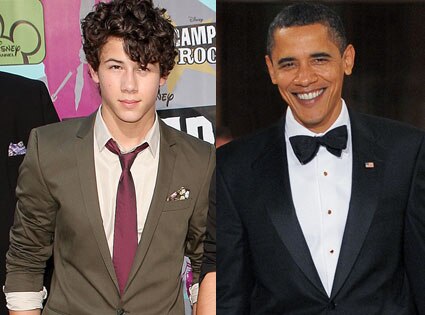 Nick Jonas, Barack Obama Nick Jonas, Barack Obama