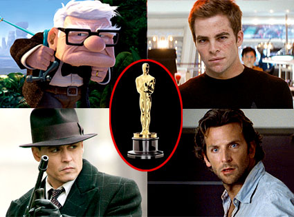 Up, Chris Pine, Star Trek, Johnny Depp, Public Enemies, Bradley Cooper, Hangover, Oscar Statue Up, Chris Pine, Star Trek, Johnny Depp, Public Enemies, Bradley Cooper, Hangover, Oscar Statue