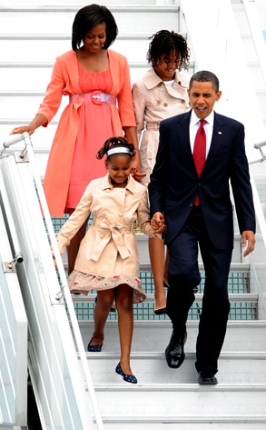 Barack Obama, Michelle Obama, Malia Obama, Sasha Obama Barack Obama, Michelle Obama, Malia Obama, Sasha Obama