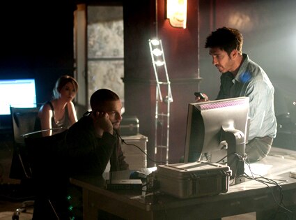 Nicki Aycox, Logan Marshall Greene, Dylan McDermott, Dark Blue Nicki Aycox, Logan Marshall Greene, Dylan McDermott, Dark Blue