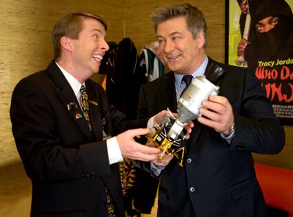 Jack McBrayer, Alec Baldwin, 30 Rock Jack McBrayer, Alec Baldwin, 30 Rock