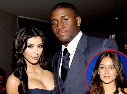 Kim Kardashian, Reggie Bush, Caroline D'Amore Kim Kardashian, Reggie Bush, Caroline D'Amore