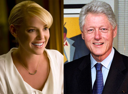 Katherine Heigl, The Ugly Truth, Bill Clinton Katherine Heigl, The Ugly Truth, Bill Clinton