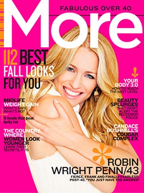 Robin Wright Penn, More Magazine, Cover Robin Wright Penn, More Magazine, Cover