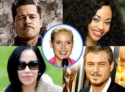 Brad Pitt, Chima Simone, Nadya Suleman, Eric Dane, Heidi Klum Brad Pitt, Chima Simone, Nadya Suleman, Eric Dane, Heidi Klum
