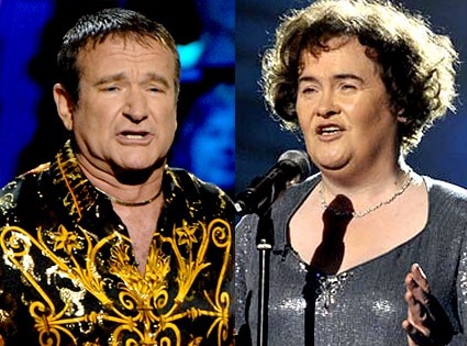 Robin Williams, Susan Boyle Robin Williams, Susan Boyle