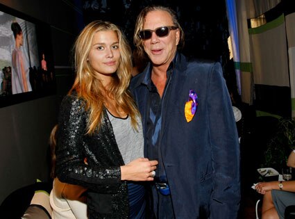 Cheyenne Tozzi, Mickey Rourke Cheyenne Tozzi, Mickey Rourke