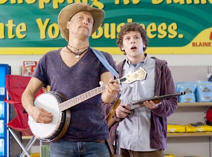 Zombieland, Woody Harrelson, Jesse Eisenberg Zombieland, Woody Harrelson, Jesse Eisenberg