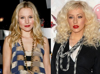 Kristen Bell, Christina Aguilera Kristen Bell, Christina Aguilera