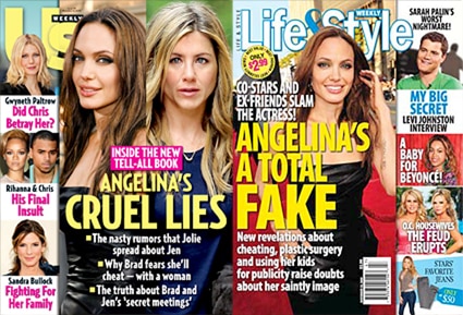 Angelina Jolie, Jennifer Aniston, US Weekly, Angelina Jolie, Life and Style, Cover Angelina Jolie, Jennifer Aniston, US Weekly, Angelina Jolie, Life and Style, Cover