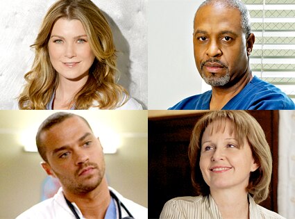 Grey's Anatomy, Ellen Pompeo, James Pickens Jr., Jesse Williams, Kate Burton Grey's Anatomy, Ellen Pompeo, James Pickens Jr., Jesse Williams, Kate Burton