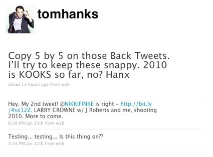 Tom Hanks, Twitter Tom Hanks, Twitter