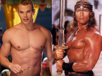 Kellan Lutz, Arnold Schwazengger Kellan Lutz, Arnold Schwazengger