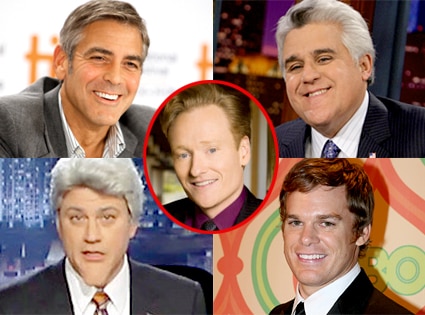 George Clooney, Jay Leno, Jimmy Kimmel, Michael C. Hall, Conan O'Brien George Clooney, Jay Leno, Jimmy Kimmel, Michael C. Hall, Conan O'Brien
