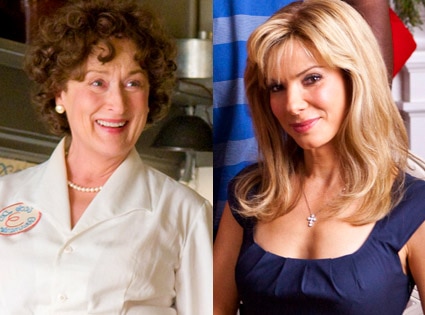 Meryl Streep, Julie and Julia, Sandra Bullock, The Blindside Meryl Streep, Julie and Julia, Sandra Bullock, The Blindside