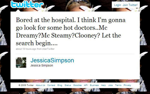 Jessica Simpson, Twitter Jessica Simpson, Twitter