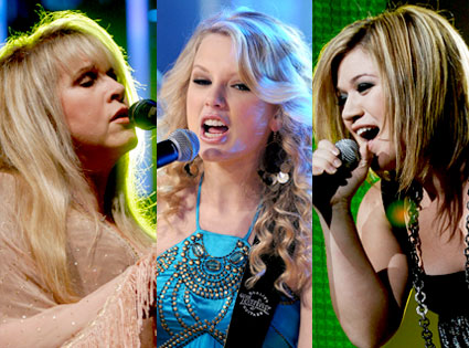 Stevie Nicks, Taylor Swift, Kelly Clarkson Stevie Nicks, Taylor Swift, Kelly Clarkson