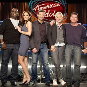 American Idol, Simon Cowell, Kara DioGuardi, Randy Jackson, Ellen Degeneres, Ryan Seacrest, American Idol, Simon Cowell, Kara DioGuardi, Randy Jackson, Ellen Degeneres, Ryan Seacrest,