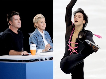 American Idol Judges, Simon Cowell, Ellen DeGeneres, Johnny Weir American Idol Judges, Simon Cowell, Ellen DeGeneres, Johnny Weir