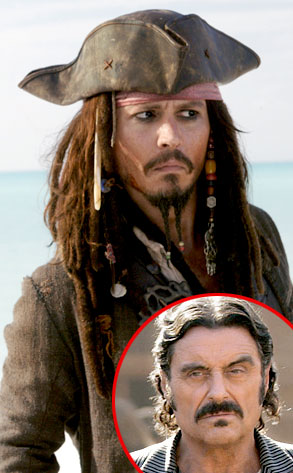 Johnny Depp, Pirates of the Caribbean, Ian McShane Johnny Depp, Pirates of the Caribbean, Ian McShane