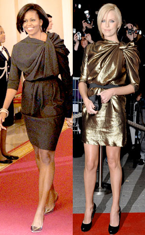 Charlize Theron, Michelle Obama Charlize Theron, Michelle Obama