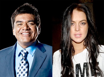 George Lopez, Lindsay Lohan George Lopez, Lindsay Lohan