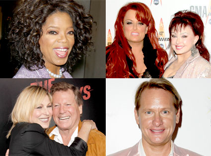 Oprah Winfrey, Wynonna Judd, Naomi Judd, Tatum O'Neal, Ryan O'Neal, Carson Kressley Oprah Winfrey, Wynonna Judd, Naomi Judd, Tatum O'Neal, Ryan O'Neal, Carson Kressley